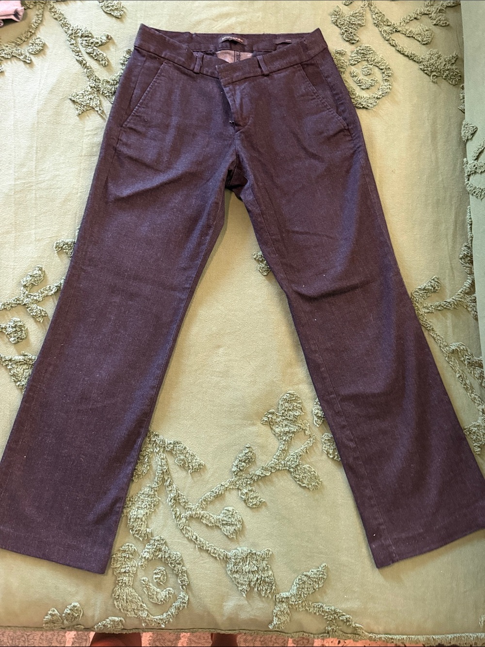 Banana Republic Logan Fit Tailored Trousers Dark Gray / Navy Size 4